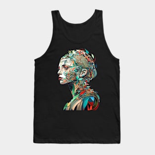 Woman Art Portrait Tank Top